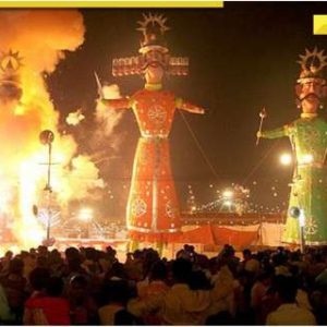 Unique Dussehra in this city, police burn four effigies, marks celebrations with symbol of evil as…