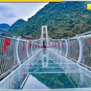 India’s first 132-meter cable glass bridge worth Rs 700000000 to open for public soon, it is built in…