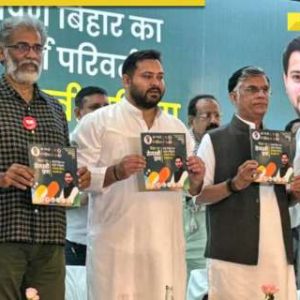 Bihar Elections 2025: Mahagathbandhan releases poll manifesto ‘Tejashwi Pran Patra’, promises govt jobs, Rs 2500 monthly for…