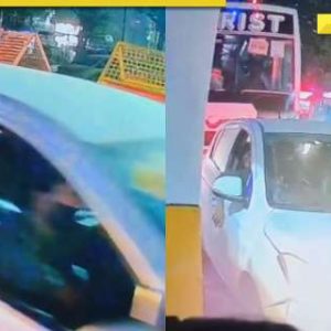 Delhi Car Blast: CCTV footage shows masked man in i20 car moments before explosion near Red Fort