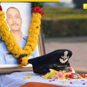 IAF Wing Commander Namansh Syal’s mortal remains brought to native village after Tejas crash in Dubai