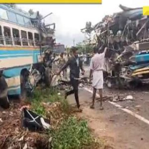 Tamil Nadu Bus Accident: 6 dead, 50 injured after buses collide head-on in Tenkasi, probe underway