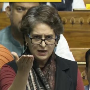 Congress MP Priyanka Gandhi slams PM Modi in Parliament: ‘We’re debating Vande Mataram because…’