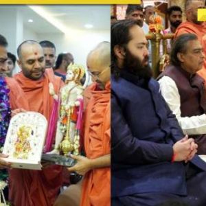 Mukesh Ambani, Anant Ambani offer prayers at Kashtbhanjandev Hanuman Mandir in Gujarat, see PICS