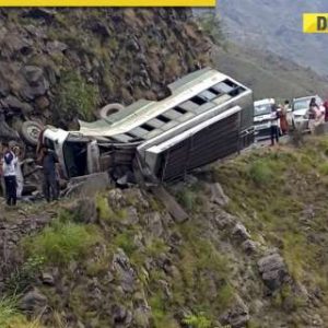 Horrible accident in Himachal: Eight killed, 50 injured as bus falls into deep gorge in…