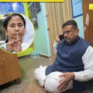 High voltage drama in Bengal: BJP’s Suvendu Adhikari alleges attack on convoy by TMC workers, sits on ‘dharna’ in Police station