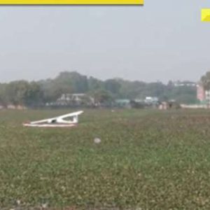 Indian Air Force aircraft crashes into pond in Uttar Pradesh’s Prayagraj, watch here