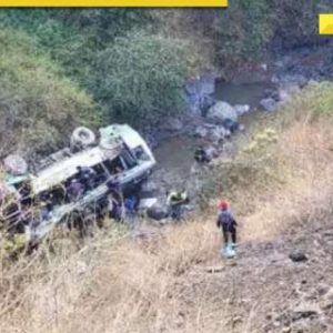Dehradun Bus Accident: 3 killed, several injured as HRTC bus carrying 30 passengers plunges into gorge; Rescue operation underway