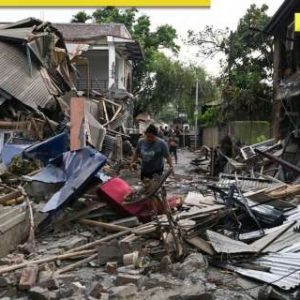 Violence erupts in Manipur over Deputy CM swearing-in, Kuki-Zo protesters clash with police in Churachandpur, watch