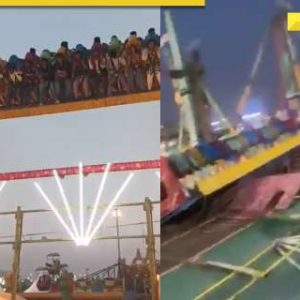 Surajkund Mela tragedy: Joyride breaks mid-air, collapses, crashes on ground in Haryana’s Faridabad; Palwal SHO killed, several injured; WATCH