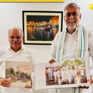 Coffee Table Book on Prahlad Singh Patel’s Padyatras Launched on Dandi March Day