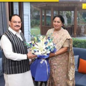 Delhi CM Rekha Gupta meets JP Nadda, discusses strengthening healthcare services in the capital