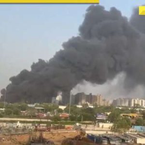 Major fire breaks out in packaging company in Gurugram; WATCH Video