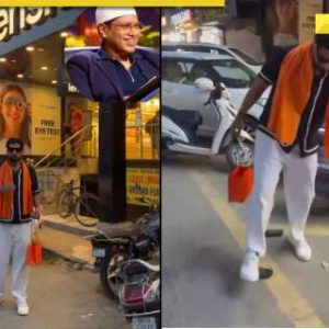 ‘Hindu se itni nafrat kyu’: Angry man smashes Lenskart glasses outside store amid bindi-hijab row, calls Peyush Bansal ‘terrorist’; WATCH