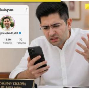 Raghav Chadha loses over 1 million followers on Instagram in 24 hours after BJP switch