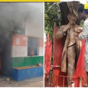 Lenin statue defaced to TMC office torched: Tensions flare in West Bengal after Assembly election results