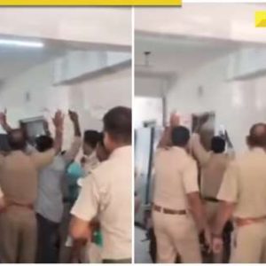 Police dancing after TMC defeat? Viral video from West Bengal goes viral online | WATCH