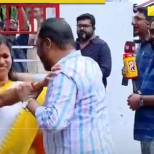 Kerala Congress leader sparks outrage for forcefully hugging female MLA in Thiruvananthapuram, watch video