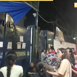 DU students hold late-night sit-in protest at Women Hostel amid exam-prep; allege ‘forced extortion’; WATCH