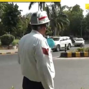 Delhi Traffic Police introduce AC helmets to tackle extreme summer heat | Watch viral video