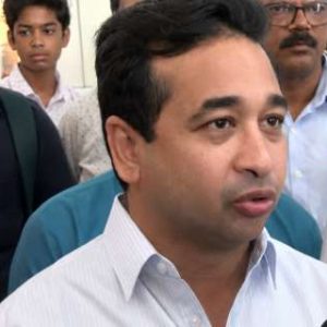 ‘Public gives love and also throws eggs’: BJP’s Nitesh Rane reacts to attack on TMC MP Abhishek Banerjee