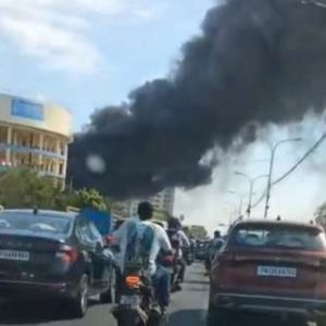 Thick smoke billows as massive fire at Chennai’s Pallikaranai Dumpyard engulfs over 100 vehicles | Video