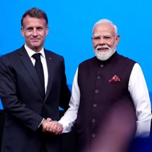 PM Modi holds delegation-level talks with French President Macron in Nice