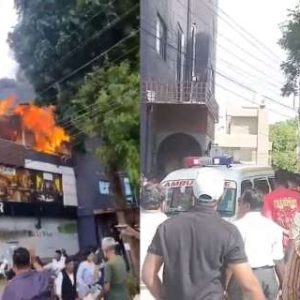 2 killed, several injured after massive fire breaks out at restopub in Karnataka’s Mysuru
