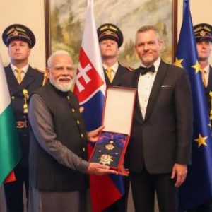 PM Modi conferred with Slovakia’s highest honour, his 33rd global recognition