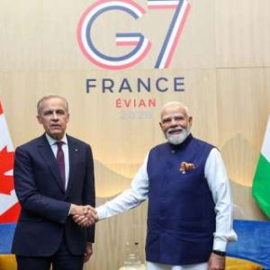 PM Modi holds bilateral meeting with Canada’s Mark Carney during G7 summit in France
