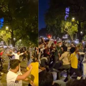 Stone-pelting, attack on police with sticks: Fresh clashes erupt at Jantar Mantar; cops fire tear gas | Video