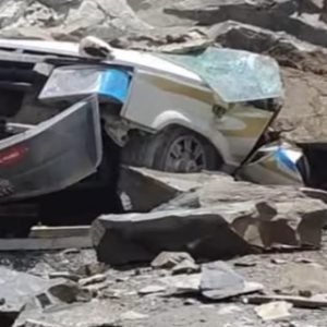 Himachal Pradesh: 13 people killed as car buried after landslide in Lahaul-Spiti