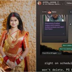‘I won’t delete it’: BJP MP’s daughter refuses to take down viral Dharmendra Pradhan post