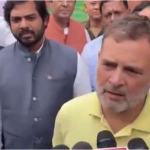 ‘A defender of rapists’: Rahul Gandhi slams Centre over Pralhad Joshi’s appointment