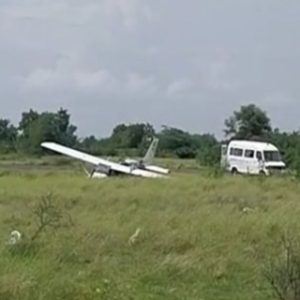 Trainer aircraft crashes in Baramati, second such incident since Ajit Pawar’s fatal crash