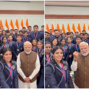 PM Modi hosts Commonwealth Games medallists, hails India’s 39-medal haul in Glasgow | WATCH