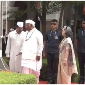 BJP vs Congress: Sonia Gandhi at centre of fresh ‘Vande Mataram’ storm