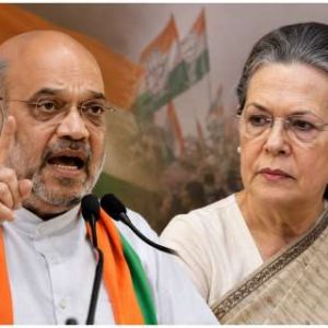 ‘Your sin will not be forgiven’: Amit Shah’s fierce attack on Sonia Gandhi over Vande Mataram