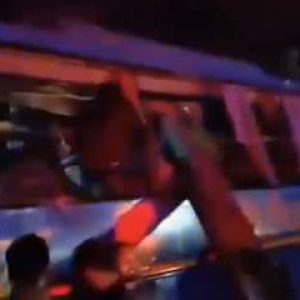 Telangana Bus Accident: 6 killed, 20 injured as private bus with 43 passengers on board rams into truck in Suryapet