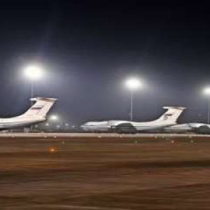 Three Russian military aircraft landed at Noida Airport in first foreign landing, linked to Putin visit and BRICS Summit