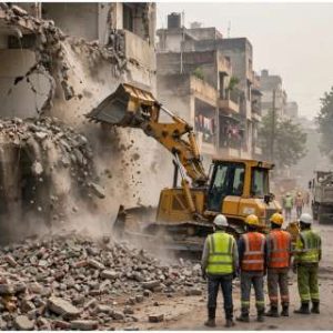 MCD cracks down on illegal construction in Delhi, demolishes 11 properties