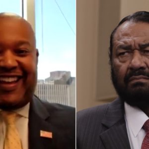 ‘I’m the future’: House Dem Green’s GOP challenger dishes on campaign after outburst during Trump speech