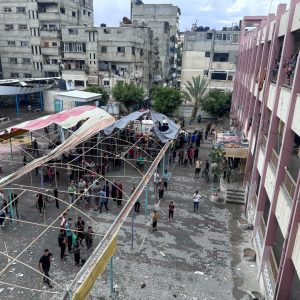 Israeli air raid on Gaza City school-turned-shelter kills 10 people