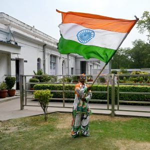 Photos: BJP and opposition supporters celebrate India election results
