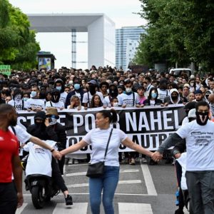March for Nahel Merzouk a year after his killing by French police