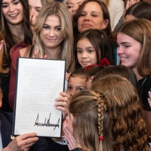 Trump signs order to bar trans women and girls from female sports