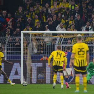 Barcelona and PSG reach Champions League semifinals; Dortmund and Villa out