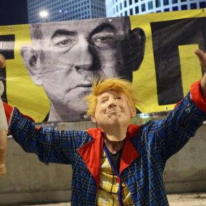 Israeli protesters in Tel Aviv demand an end to war on Gaza