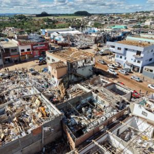 Powerful tornado wrecks Brazil town, killing six and injuring hundreds