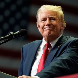 Trump says he ‘took a bullet for democracy’ at massive battleground state rally alongside running mate Vance